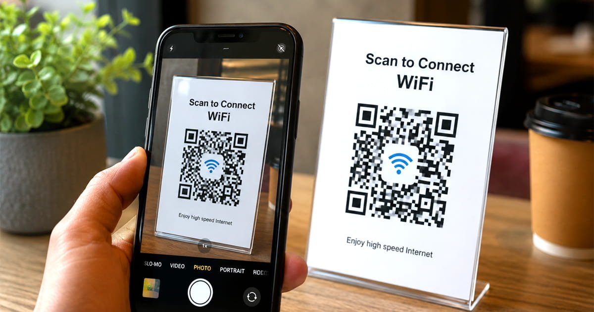 How to create a WiFi QR code for easy wireless network sharing